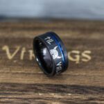 Til Valhalla Ring, Viking Ring, Runes Ring, Valknut Ring, Nordic Ring, Norsemen Ring, Nordic Runes Ring