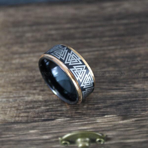 IMG_0003 Til Valhalla Rings, Viking Rings, Runes Rings, Valknut Rings, Nordic Rings, Norsemen Rings, Nordic Runes Rings