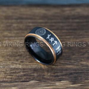 IMG_0006 Til Valhalla Ring, Viking Ring, Runes Ring, Nordic Ring, Norsemen Ring, Nordic Runes Ring