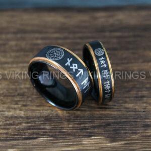 IMG_0007 Til Valhalla Rings, Viking Rings, Runes Rings, Nordic Rings, Norsemen Rings, Nordic Runes Rings