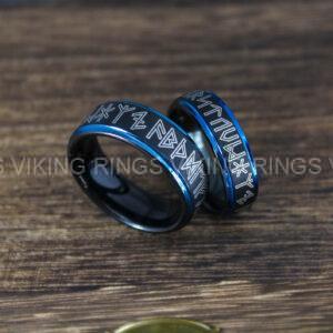 IMG_0009 Til Valhalla Rings, Viking Rings, Runes Rings, Nordic Rings, Norsemen Rings, Nordic Runes Rings