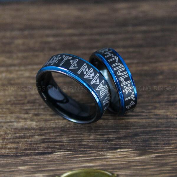IMG_0009 Til Valhalla Ring, Viking Ring, Runes Ring, Nordic Ring, Norsemen Ring, Nordic Runes Ring