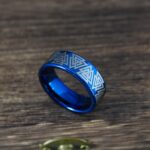 Til Valhalla Ring, Viking Ring, Runes Ring, Valknut Ring, Nordic Ring, Norsemen Ring, Nordic Runes Ring