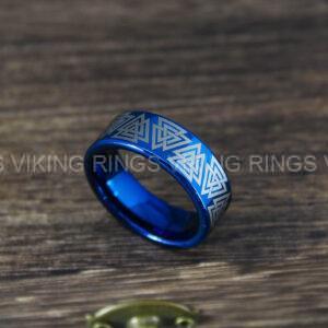 IMG_0010 Til Valhalla Ring, Viking Ring, Runes Ring, Valknut Ring, Nordic Ring, Norsemen Ring, Nordic Runes Ring