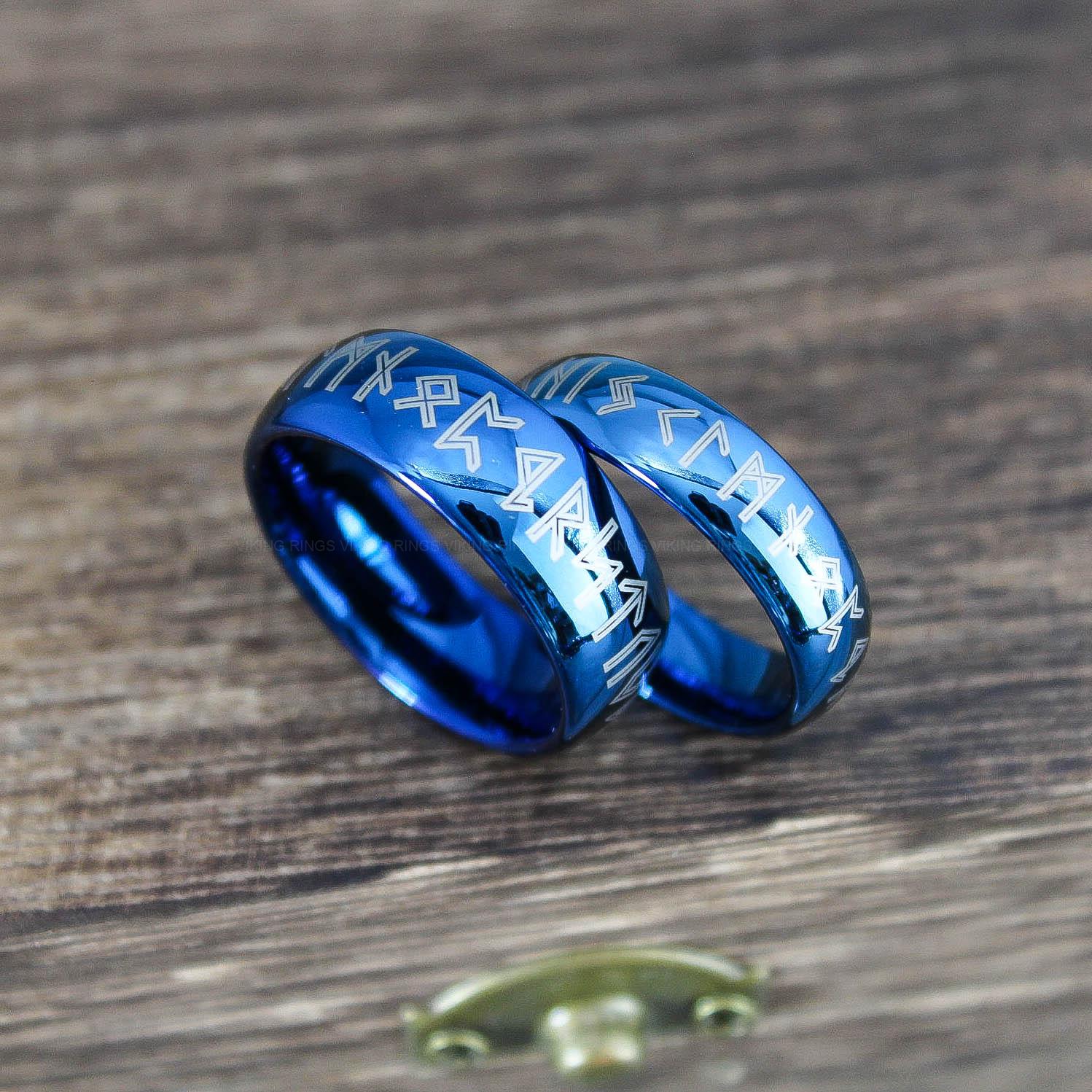 IMG_0033 Til Valhalla Ring, Viking Ring, Runes Ring, Nordic Ring, Norsemen Ring, Nordic Runes Ring - Image 1