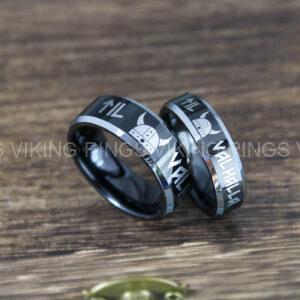 IMG_0053 Til Valhalla Rings, Viking Rings, Runes Rings, Nordic Rings, Norsemen Rings, Nordic Runes Rings