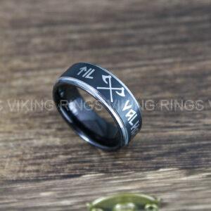 IMG_0062 Til Valhalla Rings, Viking Rings, Runes Rings, Nordic Rings, Norsemen Rings, Nordic Runes Rings