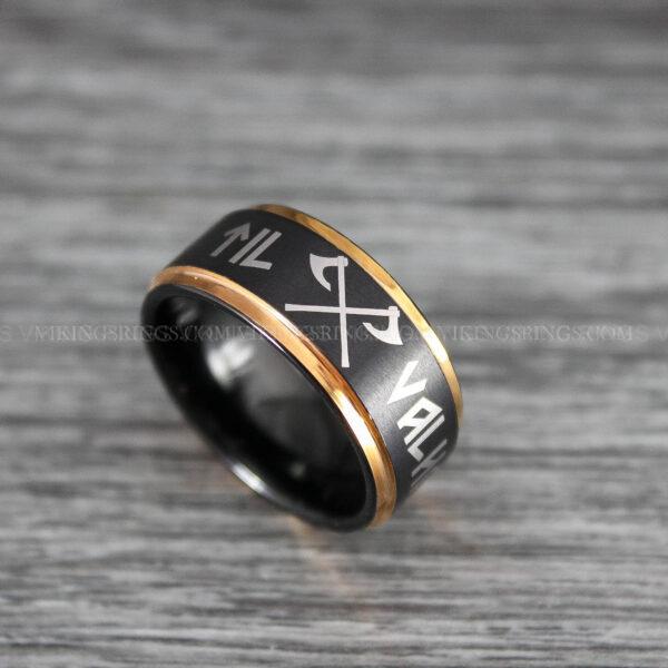 IMG_0073 Til Valhalla Rings, Viking Rings, Runes Rings, Nordic Rings, Norsemen Rings, Nordic Runes Rings