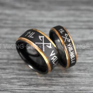 IMG_0074 Til Valhalla Rings, Viking Rings, Runes Rings, Nordic Rings, Norsemen Rings, Nordic Runes Rings
