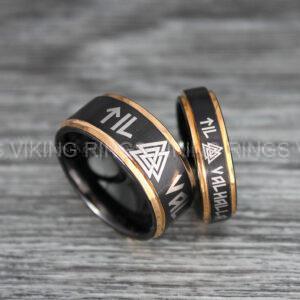 IMG_0075 Til Valhalla Rings, Viking Rings, Runes Rings, Nordic Rings, Norsemen Rings, Nordic Runes Rings