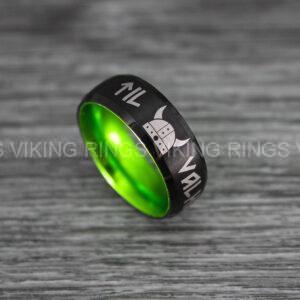 IMG_0105 Til Valhalla Rings, Viking Rings, Runes Rings, Nordic Rings, Norsemen Rings, Nordic Runes Rings