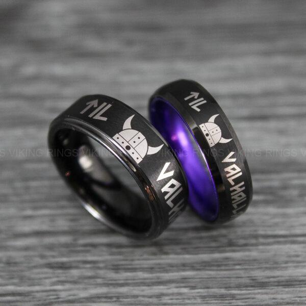 IMG_0110 Til Valhalla Rings, Viking Rings, Runes Rings, Nordic Rings, Norsemen Rings, Nordic Runes Rings