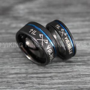 IMG_0117 Til Valhalla Rings, Viking Rings, Runes Rings, Nordic Rings, Norsemen Rings, Nordic Runes Rings