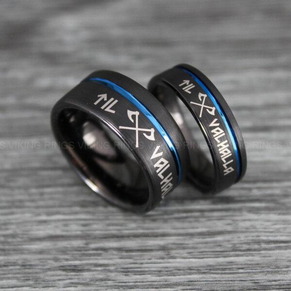 IMG_0117 Til Valhalla Rings, Viking Rings, Runes Rings, Nordic Rings, Norsemen Rings, Nordic Runes Rings