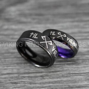 IMG_0144 Til Valhalla Rings, Viking Rings, Runes Rings, Nordic Rings, Norsemen Rings, Nordic Runes Rings
