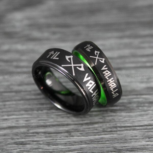 IMG_0145 Til Valhalla Rings, Viking Rings, Runes Rings, Nordic Rings, Norsemen Rings, Nordic Runes Rings