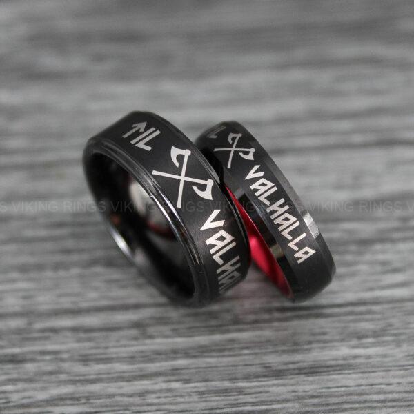 IMG_0146 Til Valhalla Rings, Viking Rings, Runes Rings, Nordic Rings, Norsemen Rings, Nordic Runes Rings