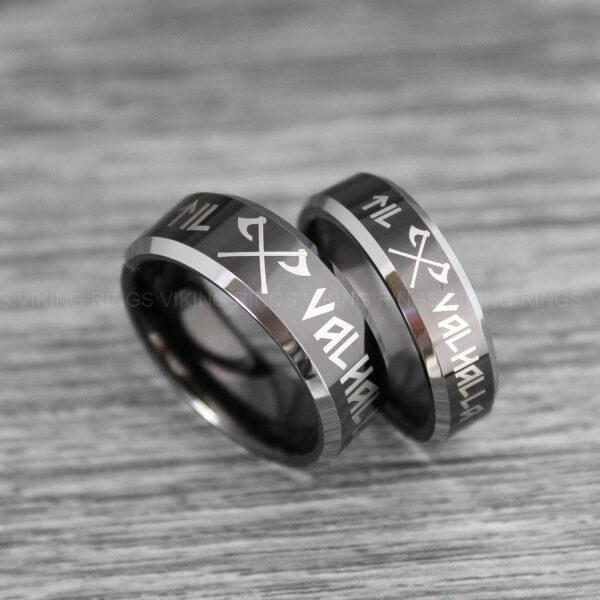IMG_0147 Til Valhalla Ring, Viking Ring, Runes Ring, Nordic Ring, Norsemen Ring, Nordic Runes Ring