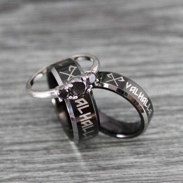 IMG_0149 Til Valhalla Rings, Viking Rings, Runes Rings, Nordic Rings, Norsemen Rings, Nordic Runes Rings