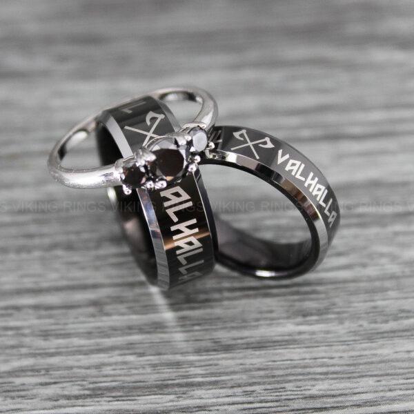 IMG_0150 Til Valhalla Rings, Viking Rings, Runes Rings, Nordic Rings, Norsemen Rings, Nordic Runes Rings