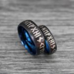 Til Valhalla Ring, Viking Ring, Runes Ring, Valknut Ring, Nordic Ring, Norsemen Ring, Nordic Runes Ring