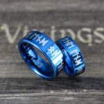 Til Valhalla Ring, Viking Ring, Runes Ring, Nordic Ring, Norsemen Ring, Nordic Runes Ring