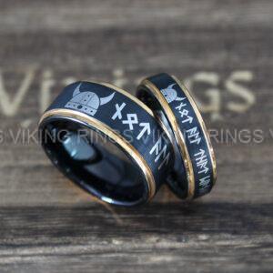 IMG_0272 Til Valhalla Rings, Viking Rings, Runes Rings, Valknut Rings, Nordic Rings, Norsemen Rings, Nordic Runes Rings