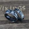 IMG_0273 Til Valhalla Rings, Viking Rings, Runes Rings, Valknut Rings, Nordic Rings, Norsemen Rings, Nordic Runes Rings
