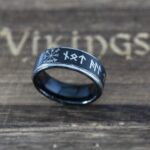 Til Valhalla Rings, Viking Rings, Runes Rings, Valknut Rings, Nordic Rings, Norsemen Rings, Nordic Runes Rings - Image 4