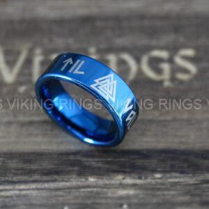 IMG_0276 Til Valhalla Ring, Viking Ring, Runes Ring, Nordic Ring, Norsemen Ring, Nordic Runes Ring