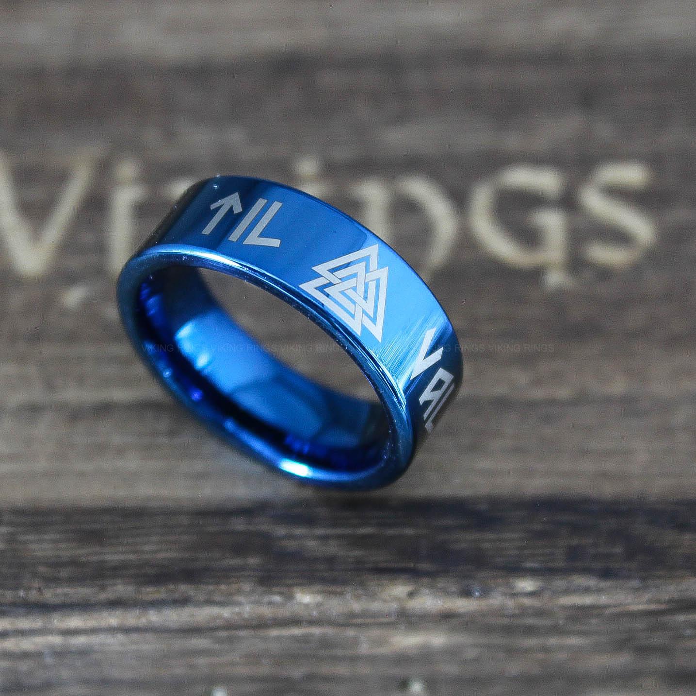 IMG_0276 Til Valhalla Ring, Viking Ring, Runes Ring, Nordic Ring, Norsemen Ring, Nordic Runes Ring - Image 1