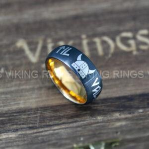 IMG_0281 Til Valhalla Ring, Viking Ring, Runes Ring, Nordic Ring, Norsemen Ring, Nordic Runes Ring