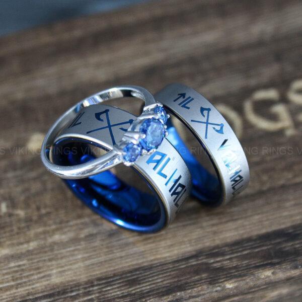 IMG_0286 Til Valhalla Rings, Viking Rings, Runes Rings, Nordic Rings, Norsemen Rings, Nordic Runes Rings