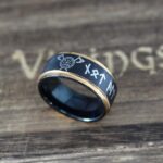Til Valhalla Rings, Viking Rings, Runes Rings, Valknut Rings, Nordic Rings, Norsemen Rings, Nordic Runes Rings - Image 6