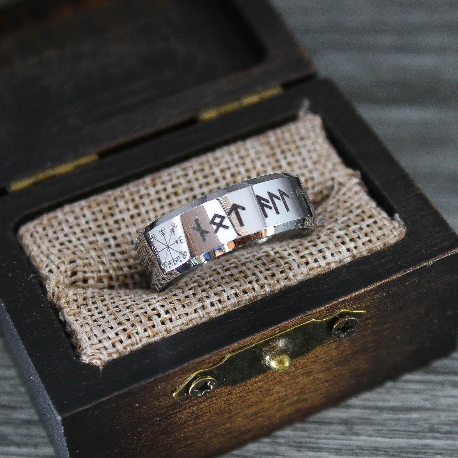 IMG_0324 Til Valhalla Ring, Viking Ring, Runes Ring, Nordic Ring, Norsemen Ring, Nordic Runes Ring - Image 1