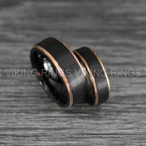 IMG_0358 Black Wedding Bands, Black Wedding Rings, Couple Rings, Matching Couple Rings