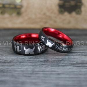 IMG_0367 Til Valhalla Ring, Viking Ring, Runes Ring, Nordic Ring, Norsemen Ring, Nordic Runes Ring