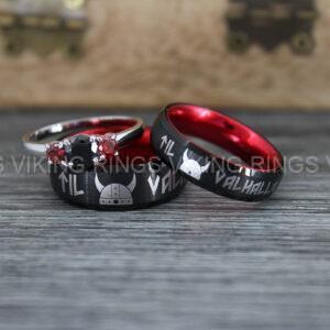 IMG_0368 Til Valhalla Rings, Viking Rings, Runes Rings, Nordic Rings, Norsemen Rings, Nordic Runes Rings