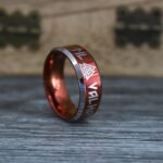 Til Valhalla Ring, Viking Ring, Runes Ring, Nordic Ring, Norsemen Ring, Nordic Runes Ring