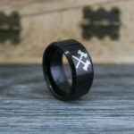 Til Valhalla Ring, Viking Ring, Runes Ring, Nordic Ring, Norsemen Ring, Nordic Runes Ring