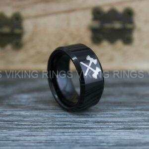IMG_0378 Til Valhalla Ring, Viking Ring, Runes Ring, Nordic Ring, Norsemen Ring, Nordic Runes Ring