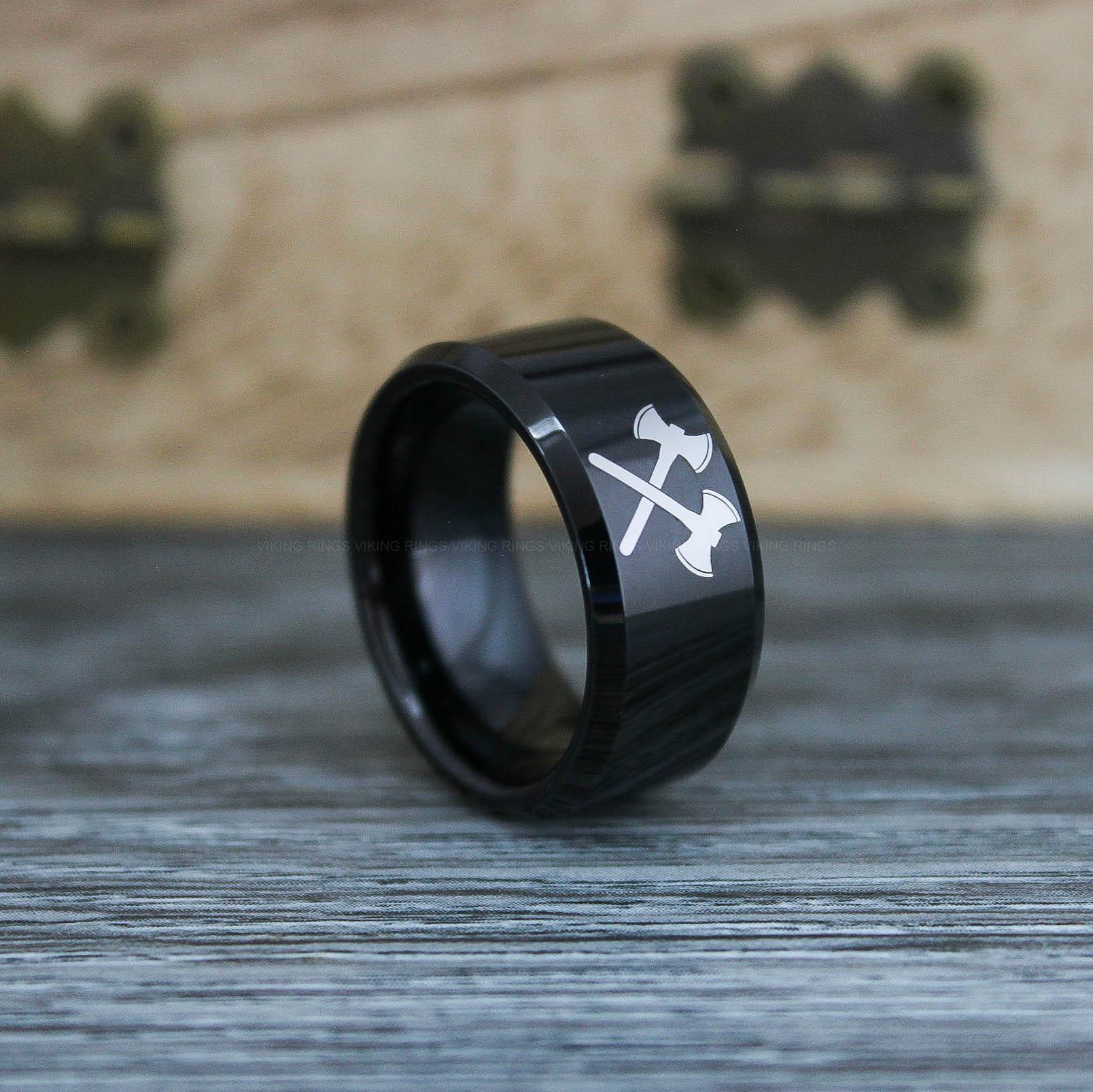 IMG_0378 Til Valhalla Ring, Viking Ring, Runes Ring, Nordic Ring, Norsemen Ring, Nordic Runes Ring - Image 1