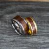 IMG_0398 Wood Rings, Wood Wedding Bands, Wood Wedding Rings, Gold Wedding Bands