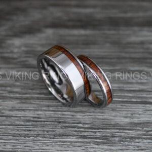IMG_0401 Wood Rings, Wood Wedding Bands, Wood Wedding Rings, Silver Wedding Bands
