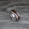 IMG_0402 Wood Ring, Wood Wedding Band, Wood Wedding Ring, Silver Wedding Band