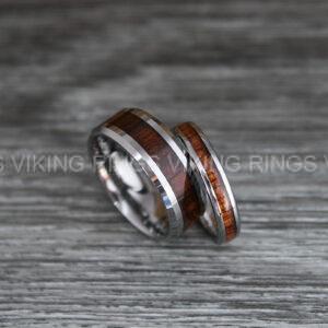 IMG_0403 Wood Ring, Wood Wedding Band, Wood Wedding Ring, Silver Wedding Band