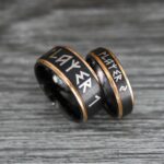 Player 1 Player 2 Rings, Gamer Rings, Couple Ring Set, Couple Wedding Bands