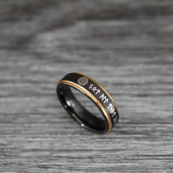 IMG_0426 Til Valhalla Ring, Viking Ring, Runes Ring, Valknut Ring, Nordic Ring, Norsemen Ring, Nordic Runes Ring