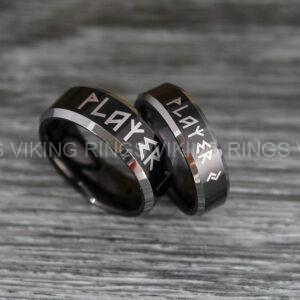 IMG_0442 Player 1 Player 2 Rings, Gamer Rings, Couple Ring Set, Couple Wedding Bands