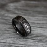 Til Valhalla Ring, Viking Ring, Runes Ring, Valknut Ring, Nordic Ring, Norsemen Ring, Nordic Runes Ring